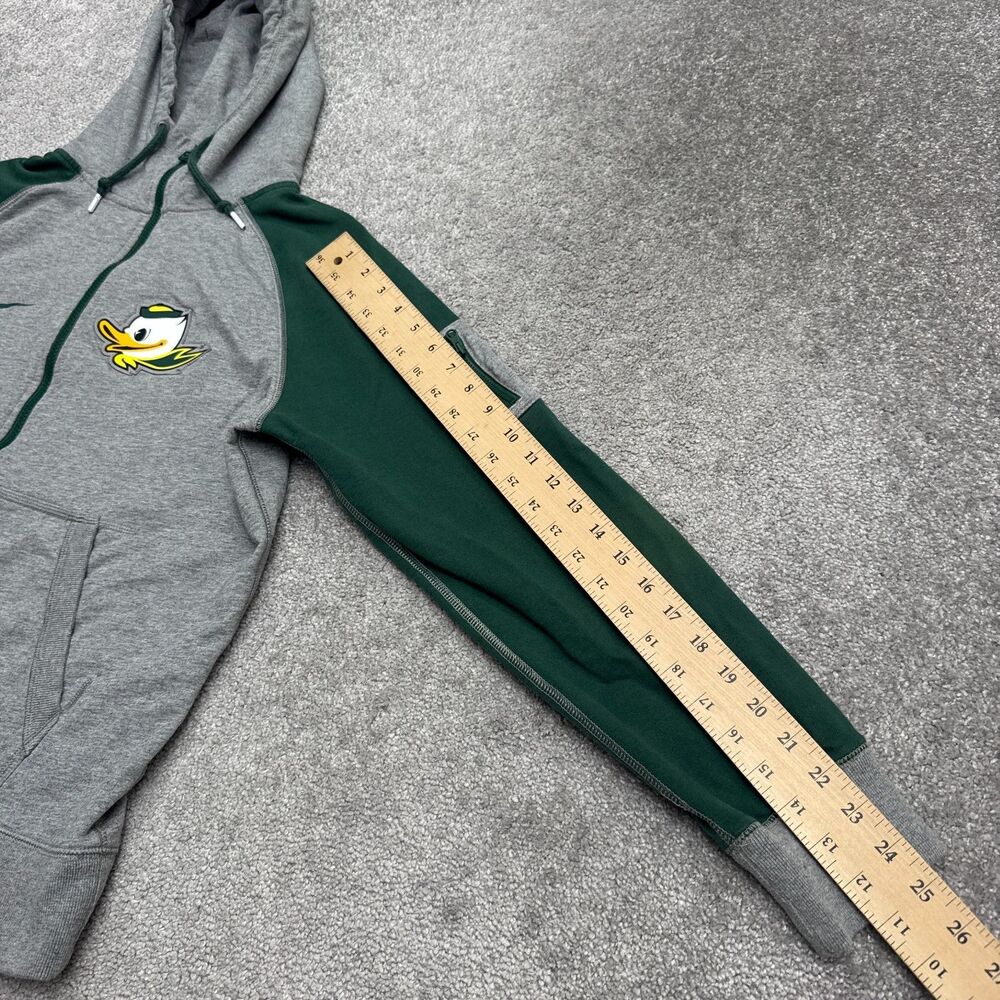 Nike Oregan Duck Full Zip Hoodie Sweatshirt Mens Large Gray Green Colorblock - Picture 14 of 15